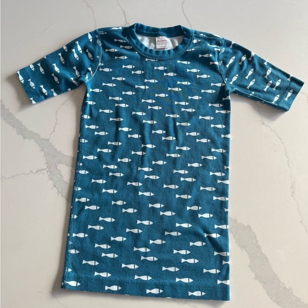 Hanna Andersson Fish Print Kids Shirt